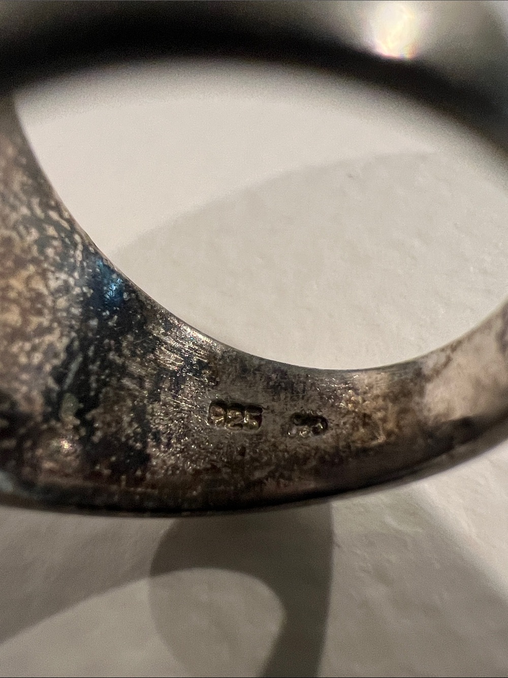 Sterling Silver Concave Dome Ring - Picture 3 of 3